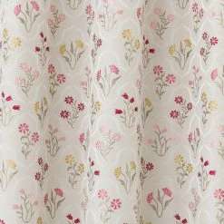 Luxury Collection Fleur Floral Jacquard Pink Eyelet Curtains 10 Luxury Collection Fleur Floral Jacquard Pink Eyelet Curtains -Dunelm Shop 30671067 alt02