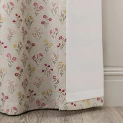 Luxury Collection Fleur Floral Jacquard Pink Eyelet Curtains 13 Luxury Collection Fleur Floral Jacquard Pink Eyelet Curtains -Dunelm Shop 30671067 alt06