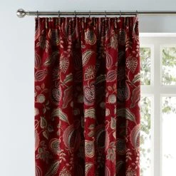 Dunelm Shop 24 Luxury Collection Edina Chenille Pencil Pleat Curtains