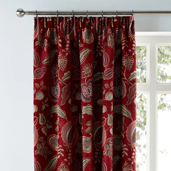 Luxury Collection Edina Chenille Pencil Pleat Curtains 3 Luxury Collection Edina Chenille Pencil Pleat Curtains