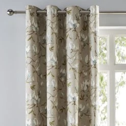 Luxury Collection Magnolia Green Eyelet Curtains