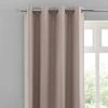 Dunelm Luna Brushed Pebble Blackout Eyelet Curtains 2 Dunelm Luna Brushed Pebble Blackout Eyelet Curtains -Dunelm Shop 30672327