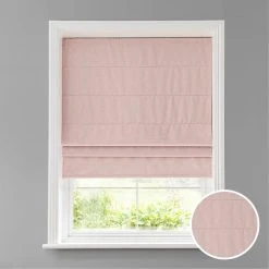 Dunelm Luna Blush Blackout Roman Blind