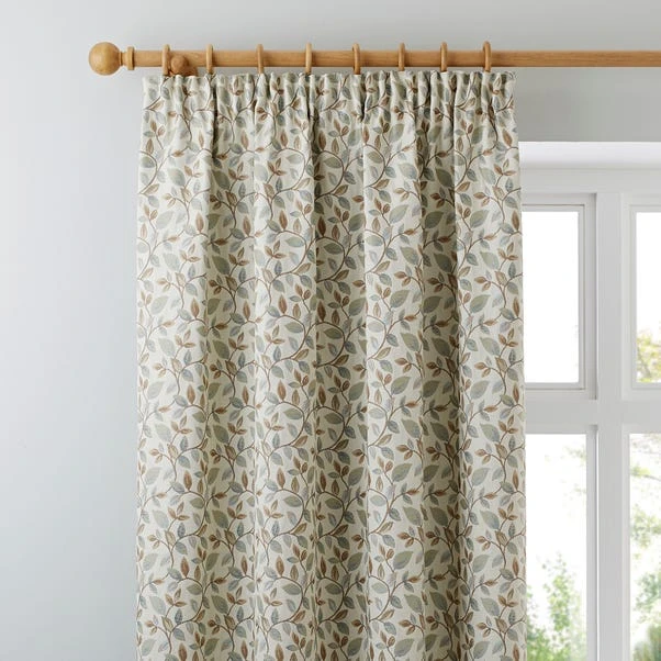 Dunelm Dianna Duck Egg Pencil Pleat Curtains 3 Dunelm Dianna Duck Egg Pencil Pleat Curtains