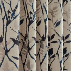 Dunelm Zen Blue Jacquard Eyelet Curtains 8 Dunelm Zen Blue Jacquard Eyelet Curtains -Dunelm Shop 30672649 alt02