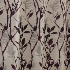 Dunelm Zen Plum Jacquard Eyelet Curtains 10 Dunelm Zen Plum Jacquard Eyelet Curtains -Dunelm Shop 30672653 alt02