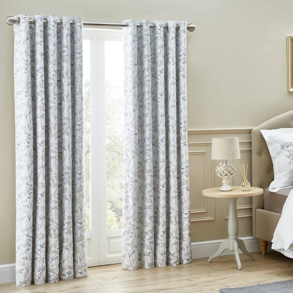 Dorma Cheddleton Blackout Eyelet Curtains 4 Dorma Cheddleton Blackout Eyelet Curtains - Image 2