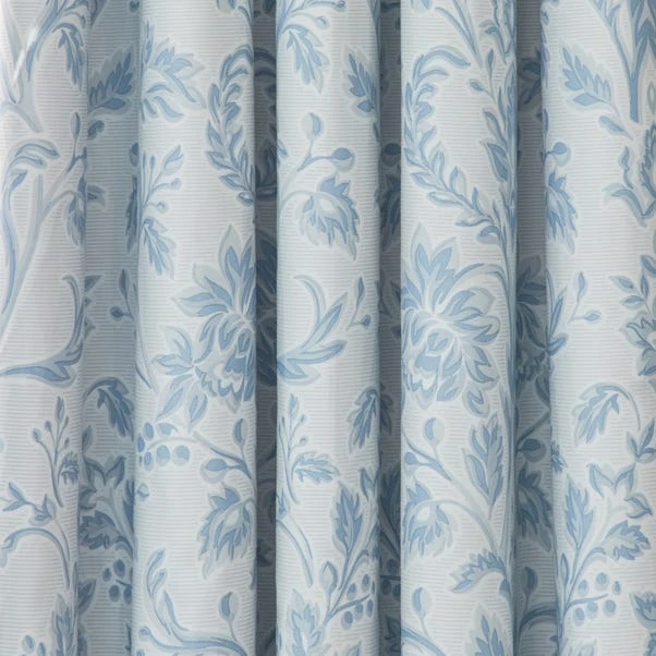 Dorma Remington Blue Blackout Eyelet Curtains 5 Dorma Remington Blue Blackout Eyelet Curtains - Image 3