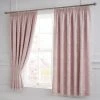 Serene Blossom Blush 3" Pencil Pleat Curtains 2 Serene Blossom Blush 3" Pencil Pleat Curtains -Dunelm Shop 30676898