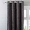 Luxury Collection Chenille Grey Eyelet Curtains 2 Luxury Collection Chenille Grey Eyelet Curtains -Dunelm Shop 30676936