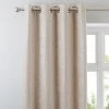 Luxury Collection Chenille Cream Eyelet Curtains 1 Luxury Collection Chenille Cream Eyelet Curtains -Dunelm Shop 30676946