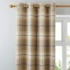 Luxury Collection Highland Check Ochre Eyelet Curtains 1 Luxury Collection Highland Check Ochre Eyelet Curtains -Dunelm Shop 30676982