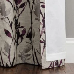 Dunelm Zen Jacquard Plum Pencil Pleat Curtains 13 Dunelm Zen Jacquard Plum Pencil Pleat Curtains -Dunelm Shop 30677084 alt06