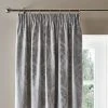Dunelm Zahra Silver Jacquard Pencil Pleat Curtains 1 Dunelm Zahra Silver Jacquard Pencil Pleat Curtains -Dunelm Shop 30677709