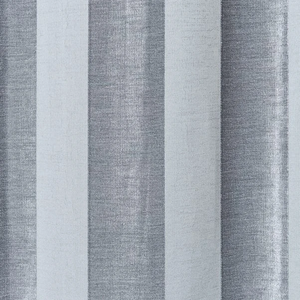 Luxury Collection Parker Grey Chenille Eyelet Curtains 5 Luxury Collection Parker Grey Chenille Eyelet Curtains - Image 3