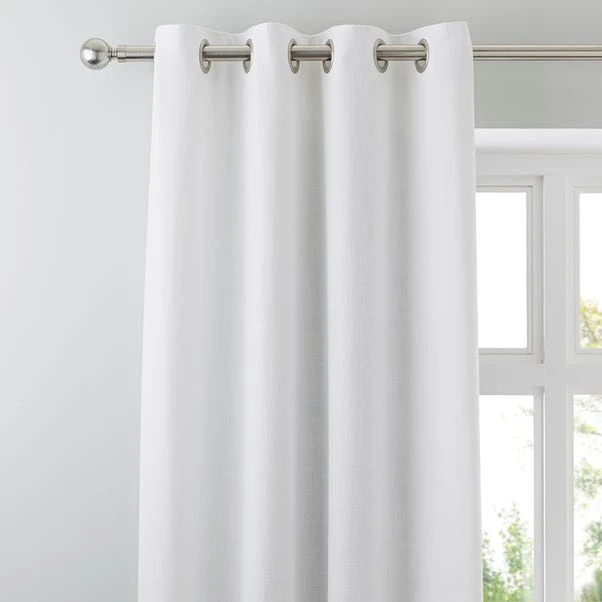 Dunelm Vermont White Eyelet Curtains 3 Dunelm Vermont White Eyelet Curtains