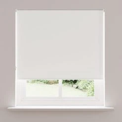Dunelm White Blackout Roller Blind