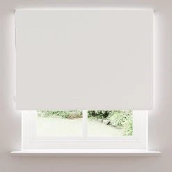 Dunelm White Blackout Roller Blind 10 Dunelm White Blackout Roller Blind -Dunelm Shop 30680786 alt02