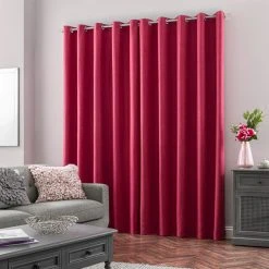 Dunelm Luna Brushed Raspberry Blackout Eyelet Curtains 11 Dunelm Luna Brushed Raspberry Blackout Eyelet Curtains -Dunelm Shop 30681257 alt04