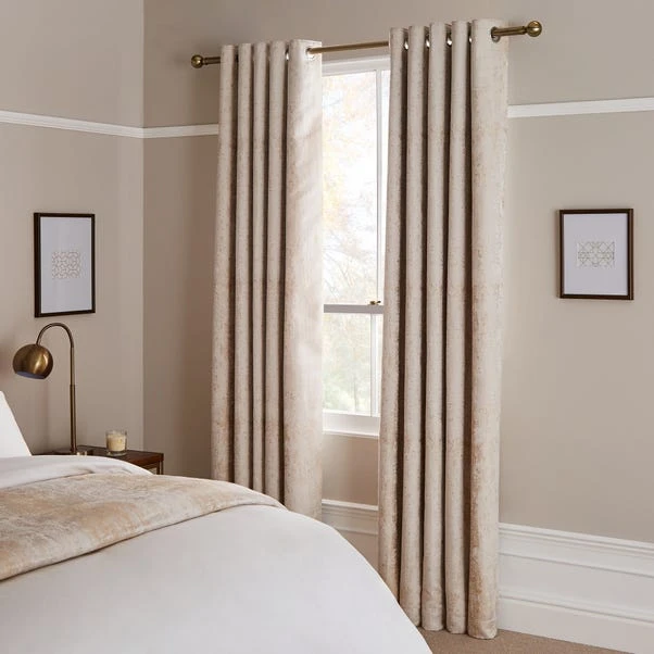 Dorma Purity Corinthia Blackout Eyelet Curtains 4 Dorma Purity Corinthia Blackout Eyelet Curtains - Image 2