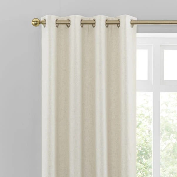 Dunelm Sydney Ecru Eyelet Curtains 3 Dunelm Sydney Ecru Eyelet Curtains