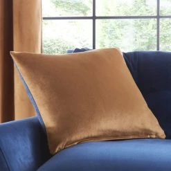 Dunelm Reversible Navy And Butterscotch Velour Eyelet Curtains 13 Dunelm Reversible Navy And Butterscotch Velour Eyelet Curtains -Dunelm Shop 30687259 alt07