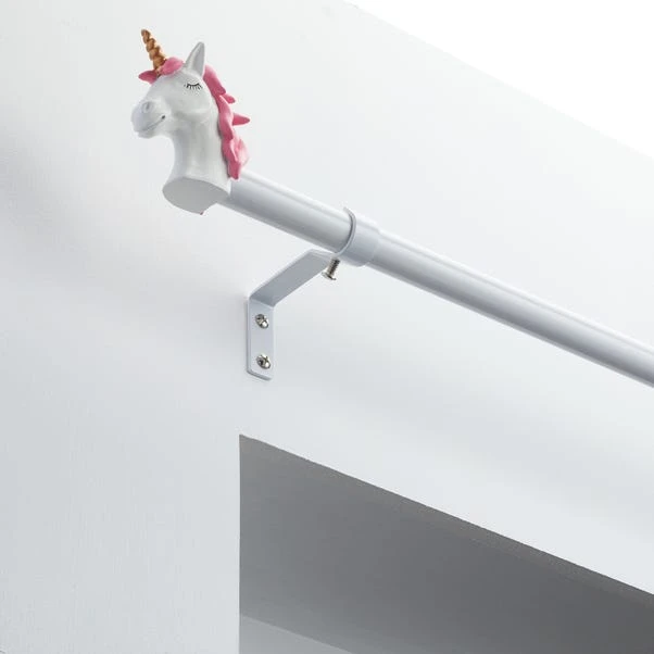 Dunelm Unicorn Extendable Eyelet Curtain Pole Dia. 19mm 3 Dunelm Unicorn Extendable Eyelet Curtain Pole Dia. 19mm