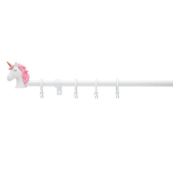 Dunelm Unicorn Extendable Eyelet Curtain Pole Dia. 19mm 4 Dunelm Unicorn Extendable Eyelet Curtain Pole Dia. 19mm - Image 2