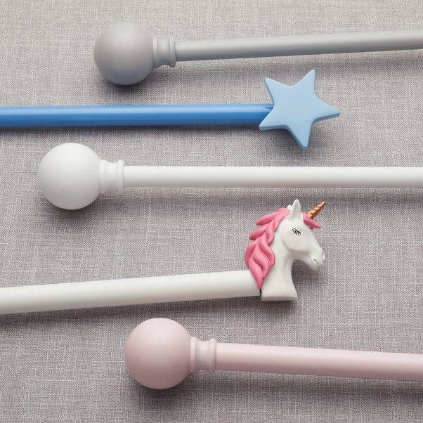 Dunelm Unicorn Extendable Eyelet Curtain Pole Dia. 19mm 8 Dunelm Unicorn Extendable Eyelet Curtain Pole Dia. 19mm - Image 6