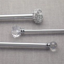 Dunelm Cecile Extendable Chrome Eyelet Curtain Pole Dia. 28mm 13 Dunelm Cecile Extendable Chrome Eyelet Curtain Pole Dia. 28mm -Dunelm Shop 30687635 alt05
