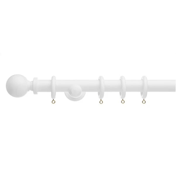 Dunelm Ashton Wooden Curtain Pole Dia. 28mm 4 Dunelm Ashton Wooden Curtain Pole Dia. 28mm - Image 2