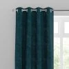 Luxury Collection Chenille Geo Peacock Eyelet Curtains 2 Luxury Collection Chenille Geo Peacock Eyelet Curtains -Dunelm Shop 30687954