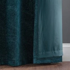 Luxury Collection Chenille Geo Peacock Eyelet Curtains 13 Luxury Collection Chenille Geo Peacock Eyelet Curtains -Dunelm Shop 30687954 alt06