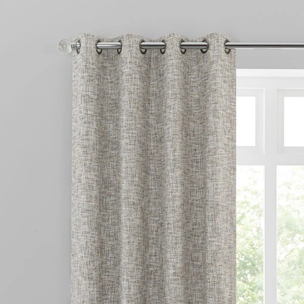 Luxury Collection Harlow Natural Eyelet Curtains 3 Luxury Collection Harlow Natural Eyelet Curtains