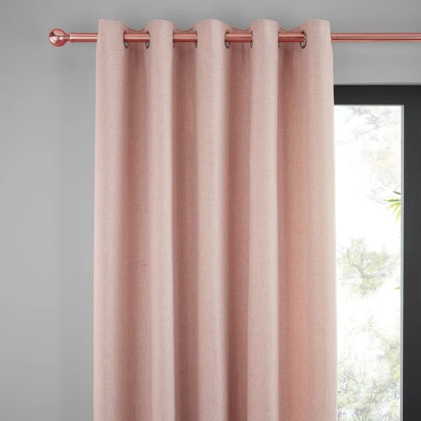Dunelm Jennings Blush Eyelet Curtains 3 Dunelm Jennings Blush Eyelet Curtains