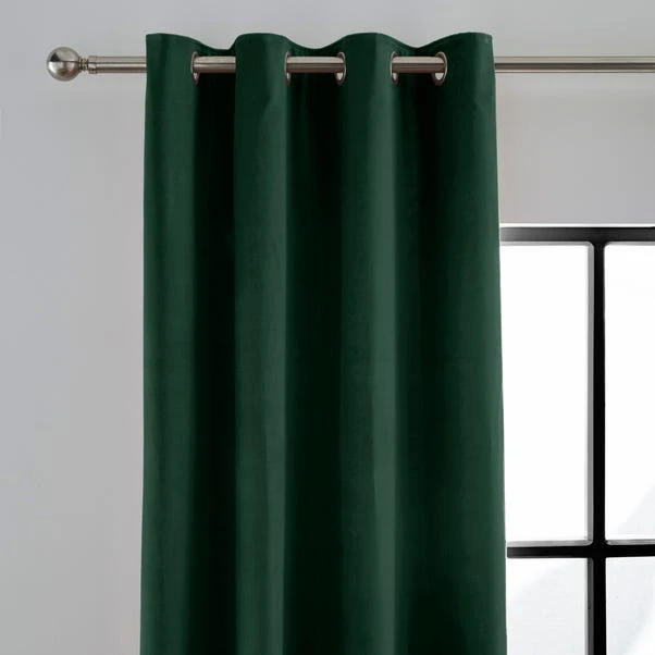 Luxury Collection Peyton Emerald Eyelet Curtains 3 Luxury Collection Peyton Emerald Eyelet Curtains