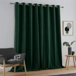 Luxury Collection Peyton Emerald Eyelet Curtains 10 Luxury Collection Peyton Emerald Eyelet Curtains -Dunelm Shop 30688354 alt04