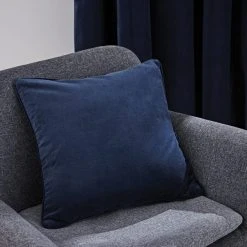 Luxury Collection Peyton Indigo Pencil Pleat Curtains -Dunelm Shop 30688372 alt07