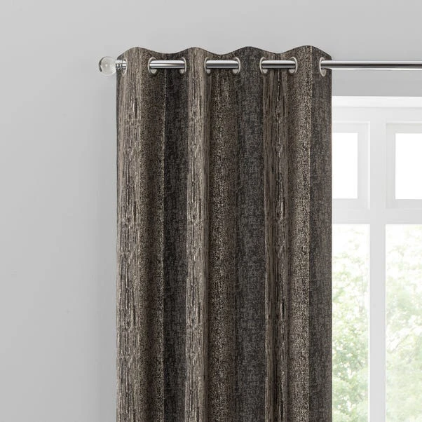 Dunelm Alexandria Stripe Charcoal Eyelet Curtains 3 Dunelm Alexandria Stripe Charcoal Eyelet Curtains