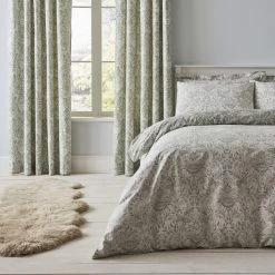 Dunelm Evesham Green Blackout Eyelet Curtains 11 Dunelm Evesham Green Blackout Eyelet Curtains -Dunelm Shop 30690424 alt03