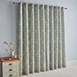 Dunelm Evesham Green Blackout Eyelet Curtains 12 Dunelm Evesham Green Blackout Eyelet Curtains -Dunelm Shop 30690424 alt04