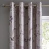 Dunelm Oriental Bird Purple Blackout Eyelet Curtains 2 Dunelm Oriental Bird Purple Blackout Eyelet Curtains -Dunelm Shop 30690975