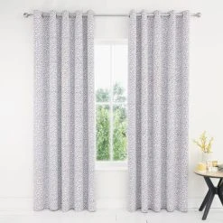 Dunelm Dottie Reversible Black Blackout Eyelet Curtains 9 Dunelm Dottie Reversible Black Blackout Eyelet Curtains -Dunelm Shop 30691219 alt01