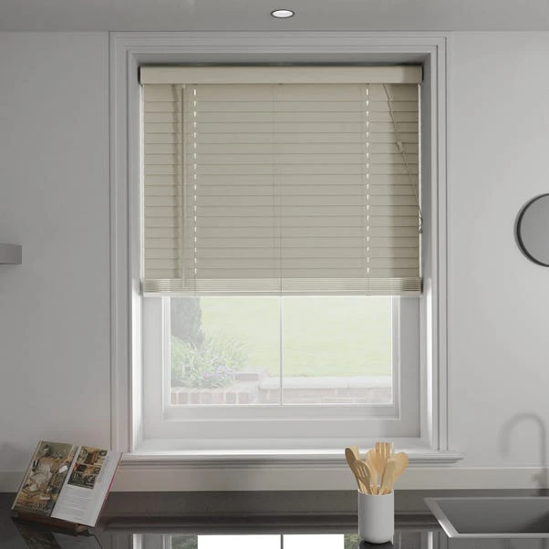 Dunelm Cream 50mm Slats Venetian Blind 3 Dunelm Cream 50mm Slats Venetian Blind