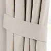 Dunelm Luna Natural Pencil Pleat Tieback 2 Dunelm Luna Natural Pencil Pleat Tieback -Dunelm Shop 30693976