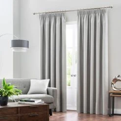 Dunelm Luna Brushed Dove Grey Blackout Pencil Pleat Curtains 9 Dunelm Luna Brushed Dove Grey Blackout Pencil Pleat Curtains -Dunelm Shop 30693980 alt01