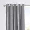 Fusion Whitworth Striped Grey Eyelet Curtains -Dunelm Shop 30695421