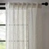 Dunelm Tufted Diamond Slot Top White Voile 1 Dunelm Tufted Diamond Slot Top White Voile -Dunelm Shop 30697791