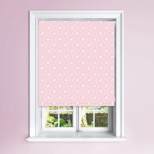 Dunelm Pink Unicorn & Stars Blackout Roller Blind 3 Dunelm Pink Unicorn & Stars Blackout Roller Blind
