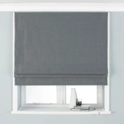 Riva Home Atlantic Grey Roman Blind